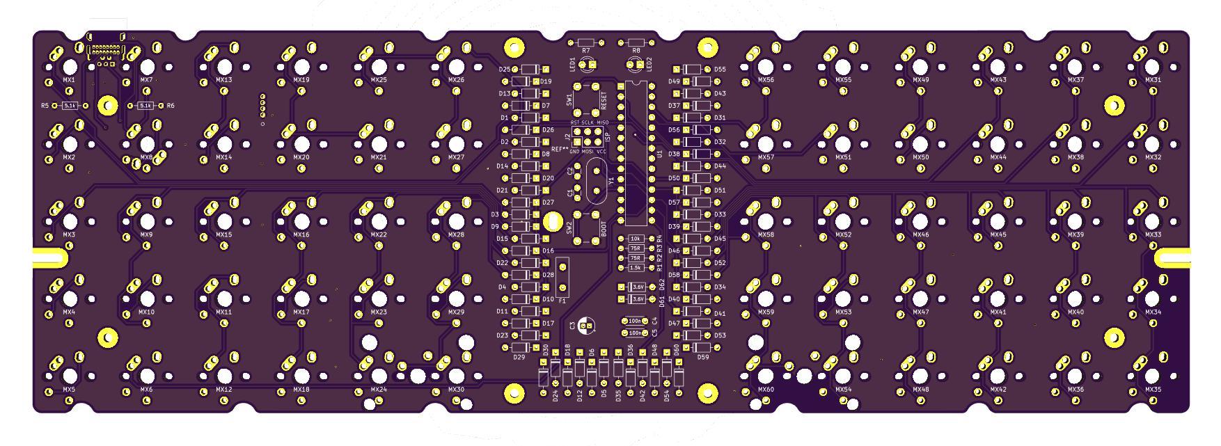 PCB render