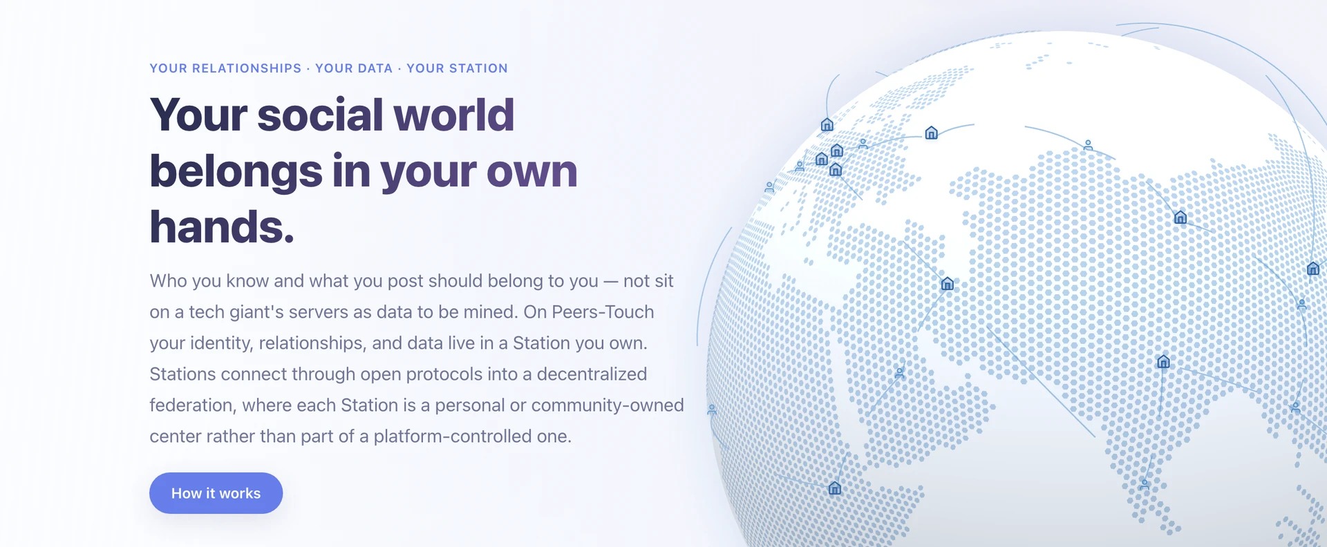 Peers-Touch — Your social world belongs in your own hands.