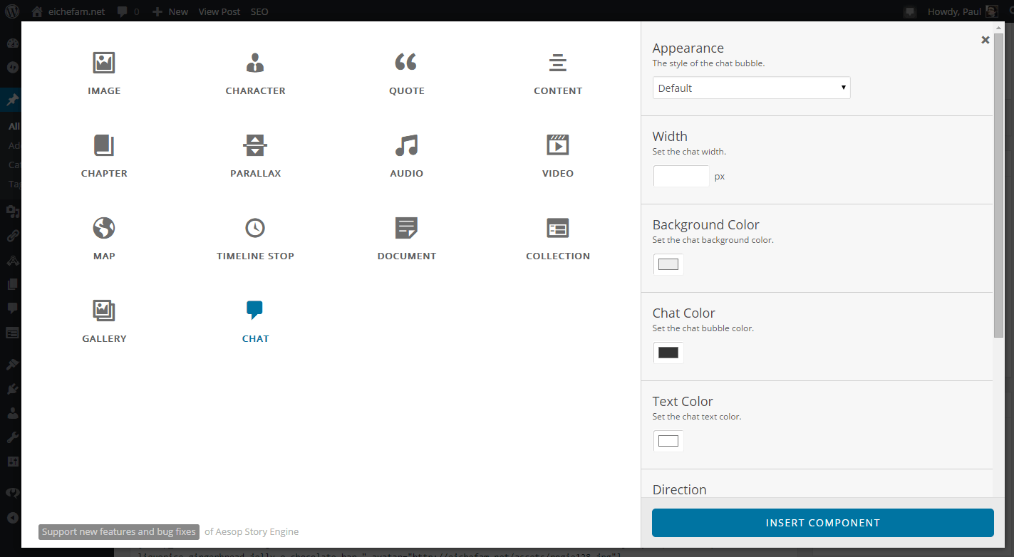 Component screen 1