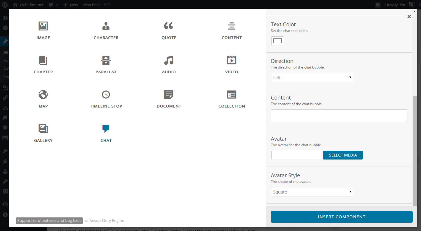 Component screen 2