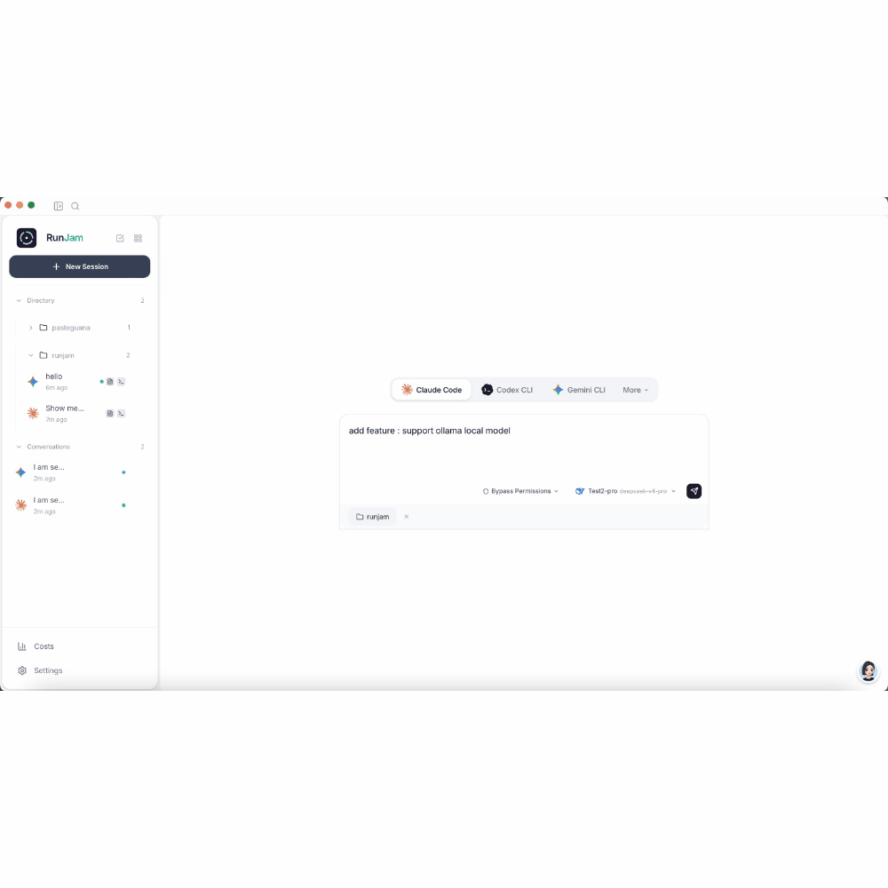 RunJam Core Features Demo
