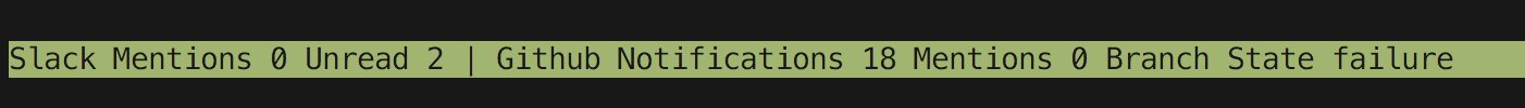 TMUX Status Bar