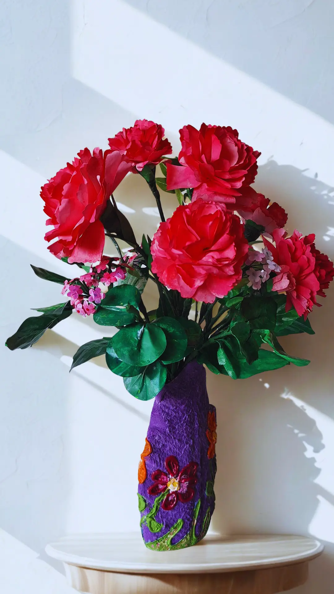 carnations handmade paper flowers
