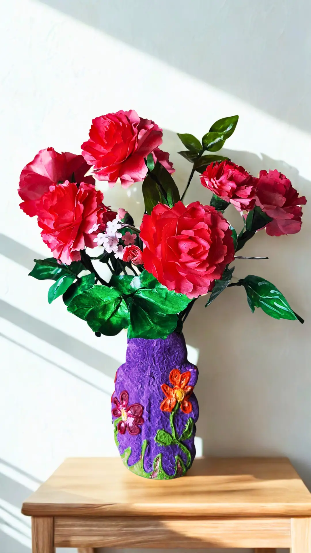 carnations handmade paper flowers