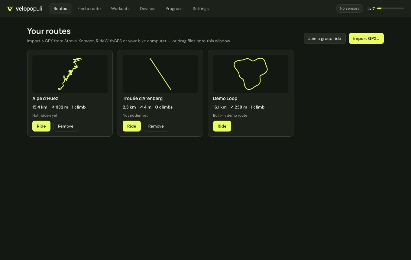 Route library