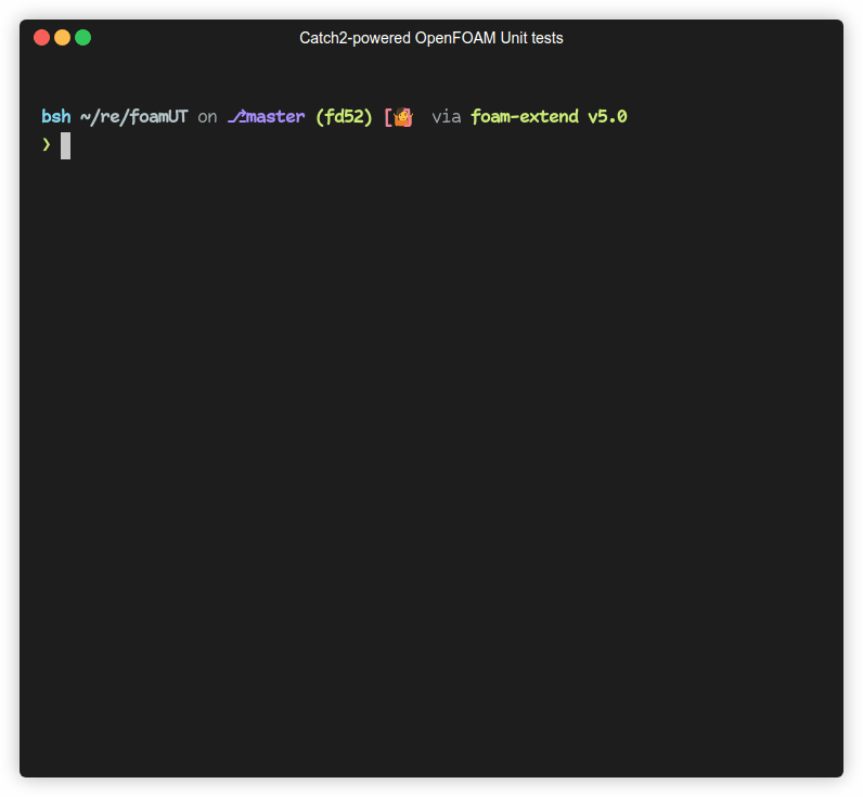 OpenFOAM unit testing in action