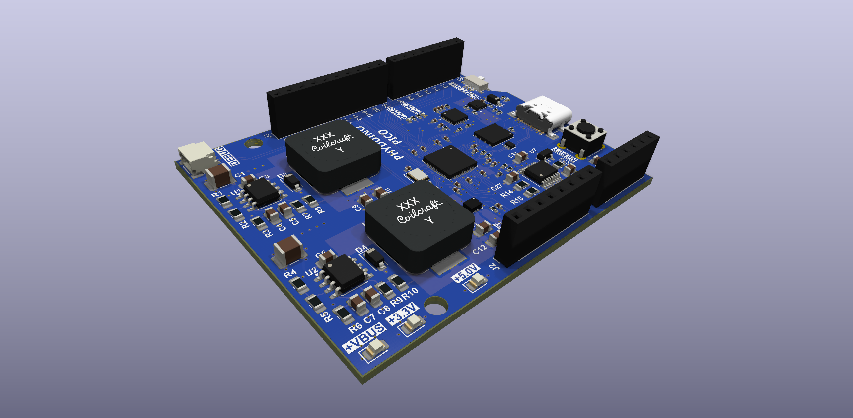 Phyduino pico, from the project README