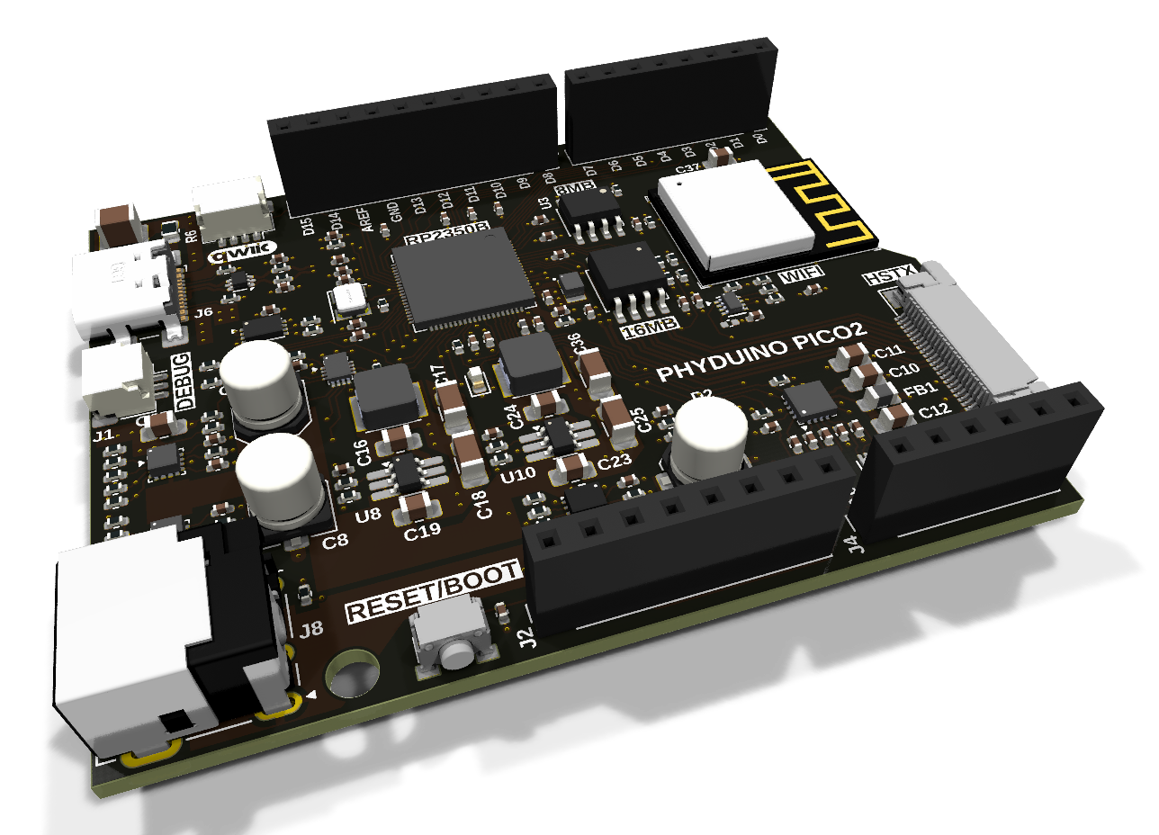 Phyduino pico2, from the project README