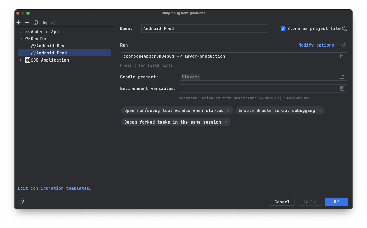 Shared Module Configuration