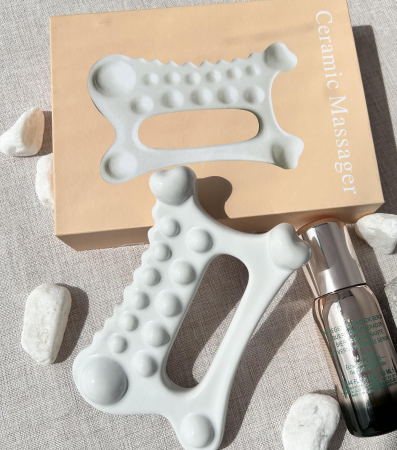 CG-03 Compact ceramic Gua Sha tool