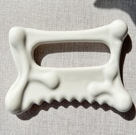 CG-13 Ergonomic grip ceramic Gua Sha tool
