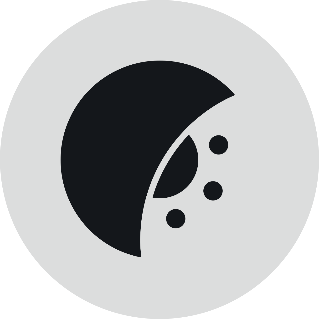 The Perpetua logo, a waning crescent flipped across the x-axis, with half a sun on the inside