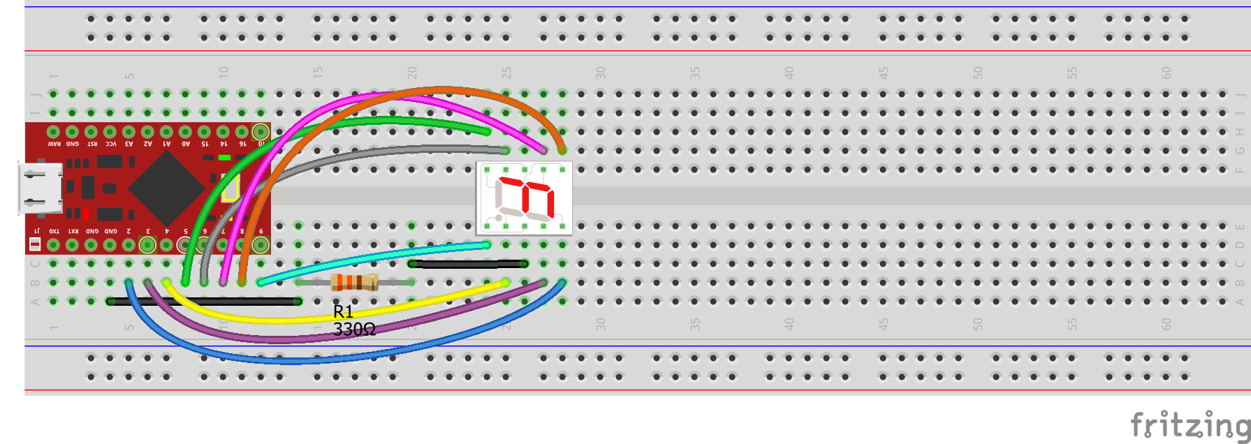 breadboard layout