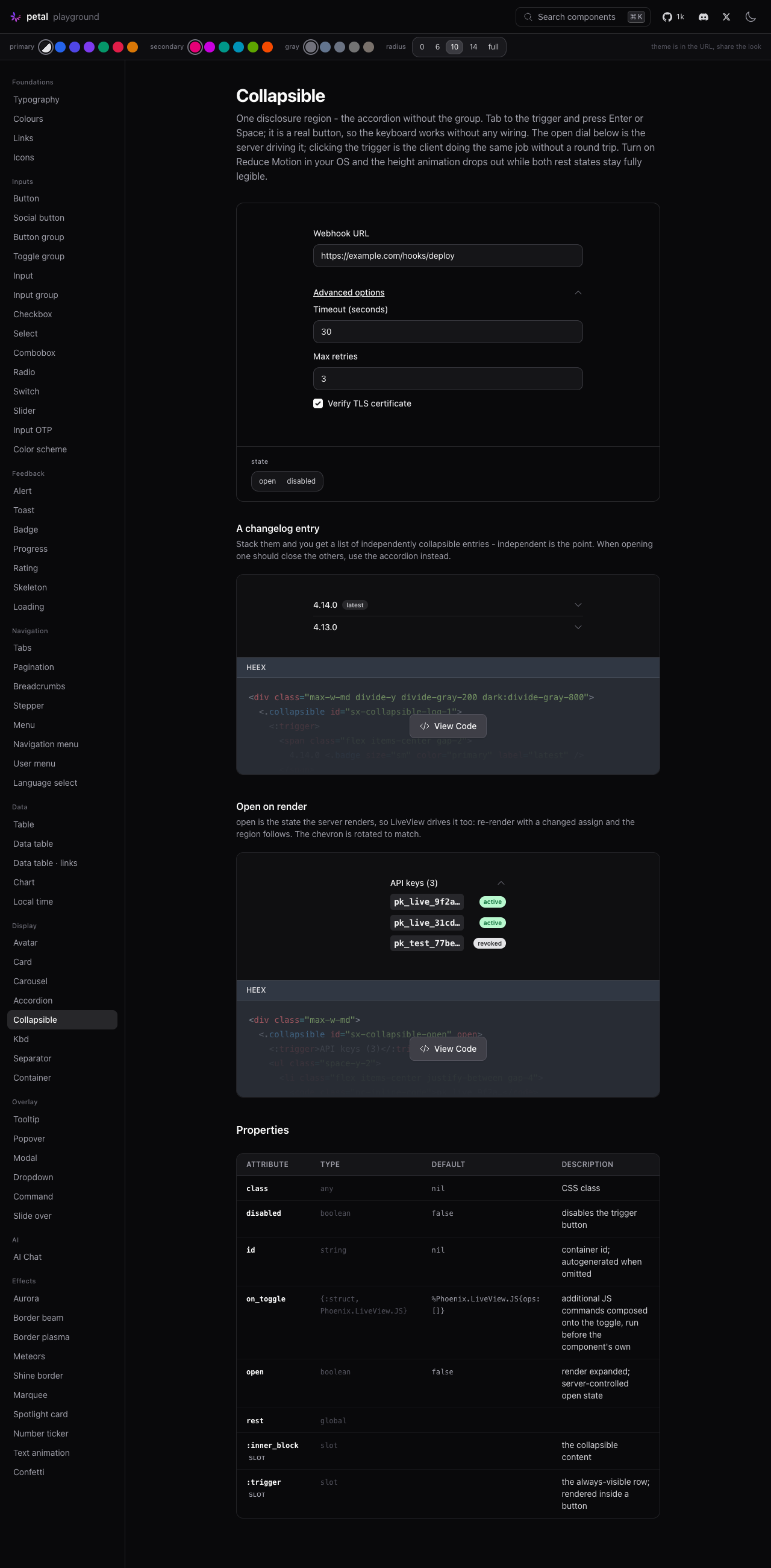 Collapsible, dark