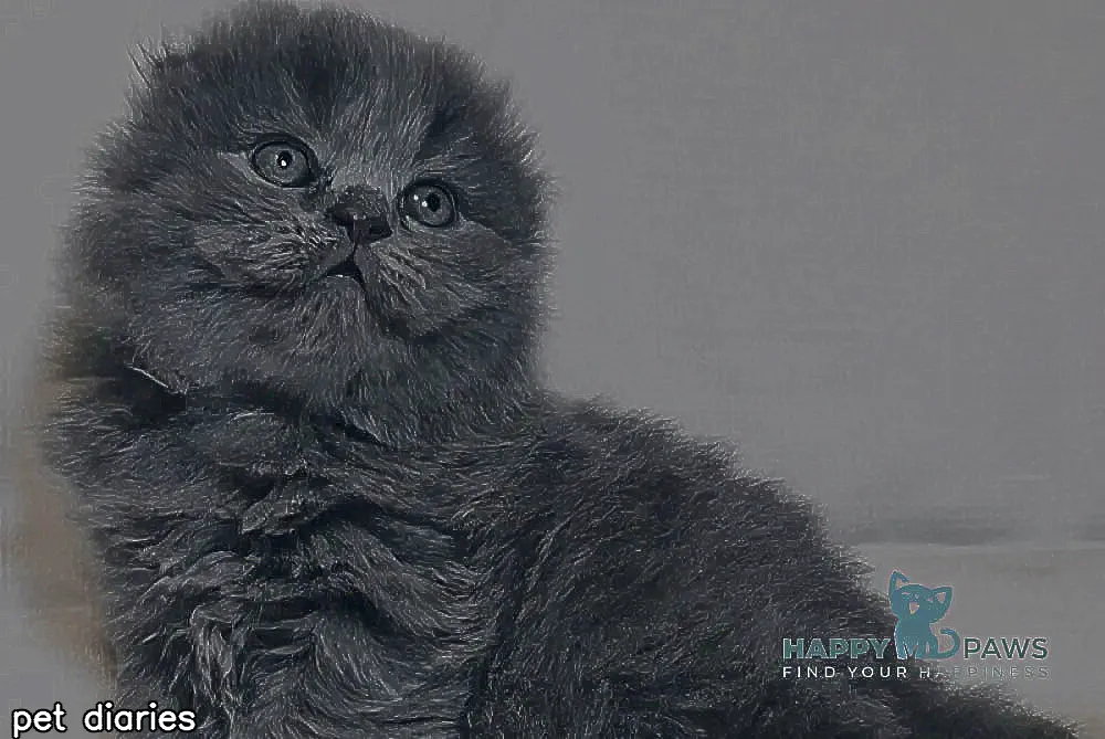 Baron Scottish Fold male, blue