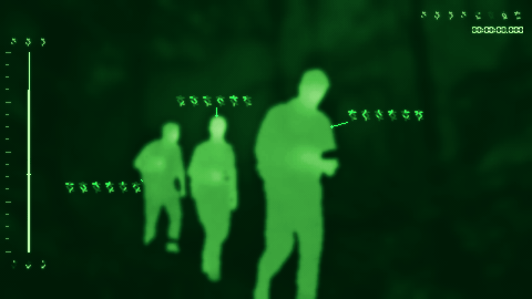 Green Phosphor with matching green waveform, readout, timecode, and callouts