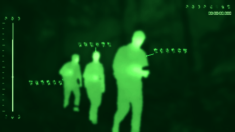 Green Phosphor with palette-matched HUD and heat glow