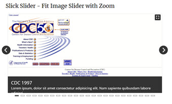 Image Slider fit-to-size with Zoom