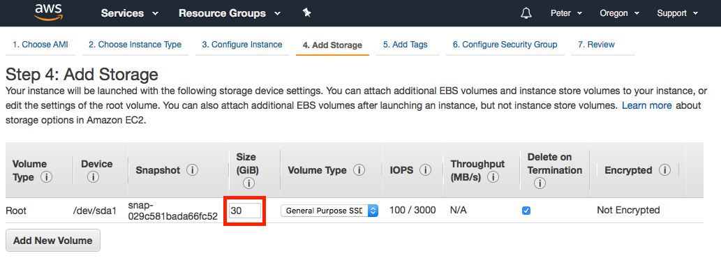 AWS Storage Selection