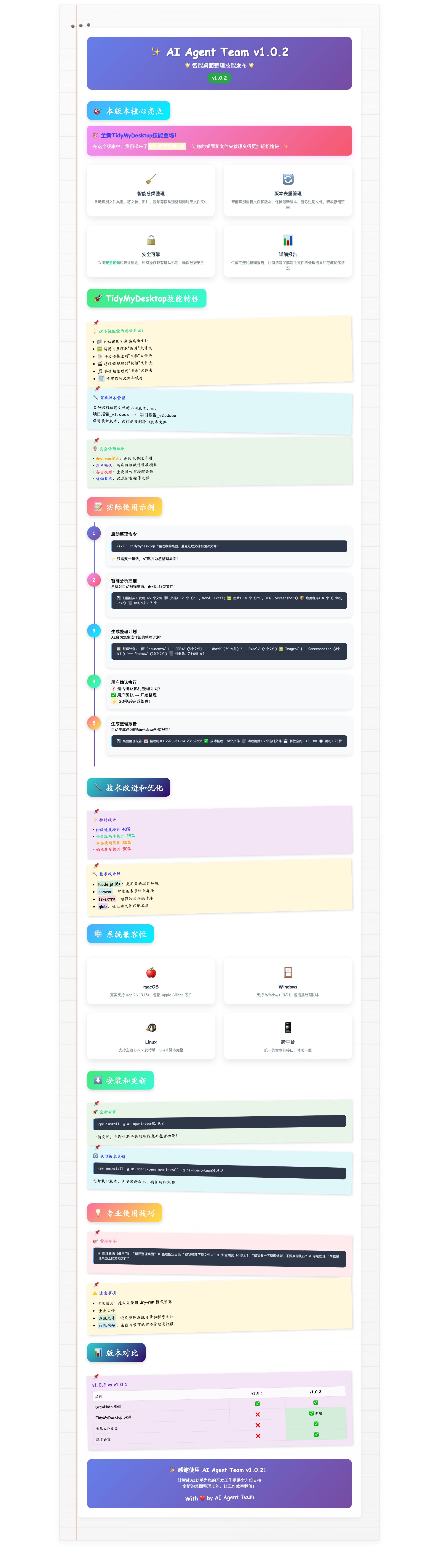 AI Agent Team v1.0.2 版本说明