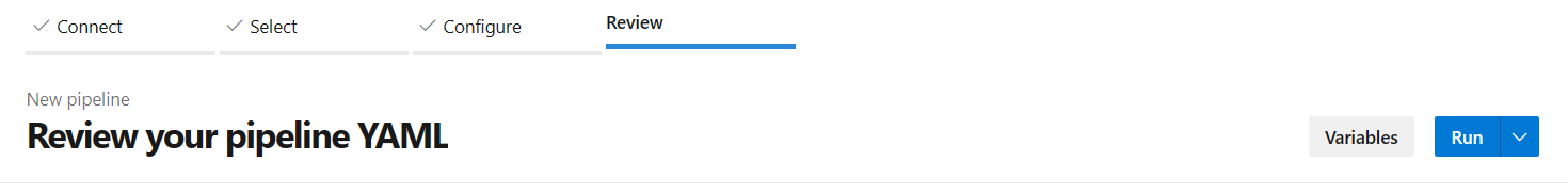 Azure DevOps Pipelines Review Pipeline Yaml and Run Pipeline