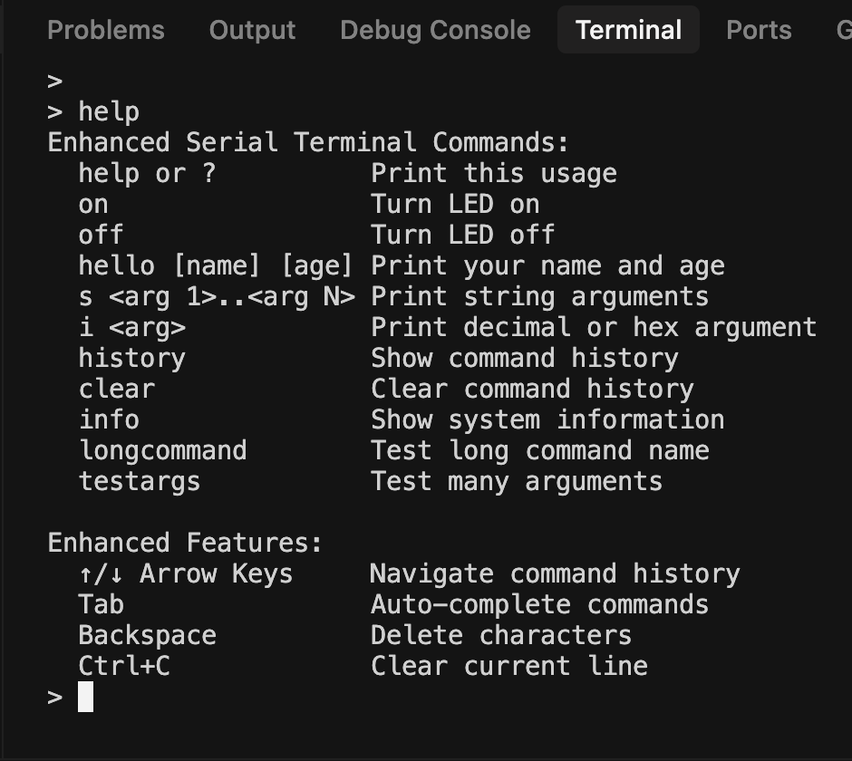 Serial Terminal