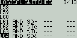 Logical switches settings