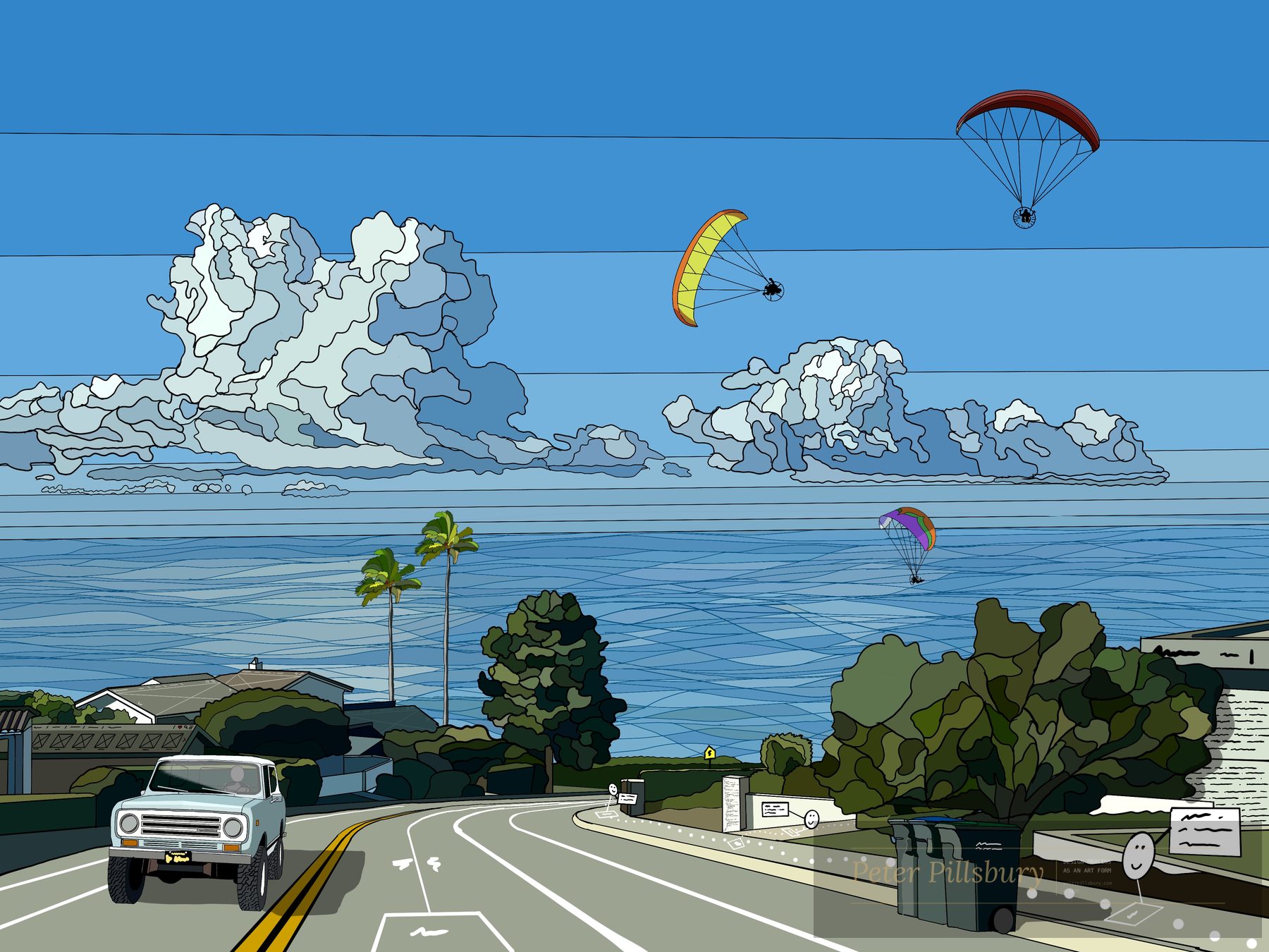 Coastal Lift — Peter Pillsbury Art