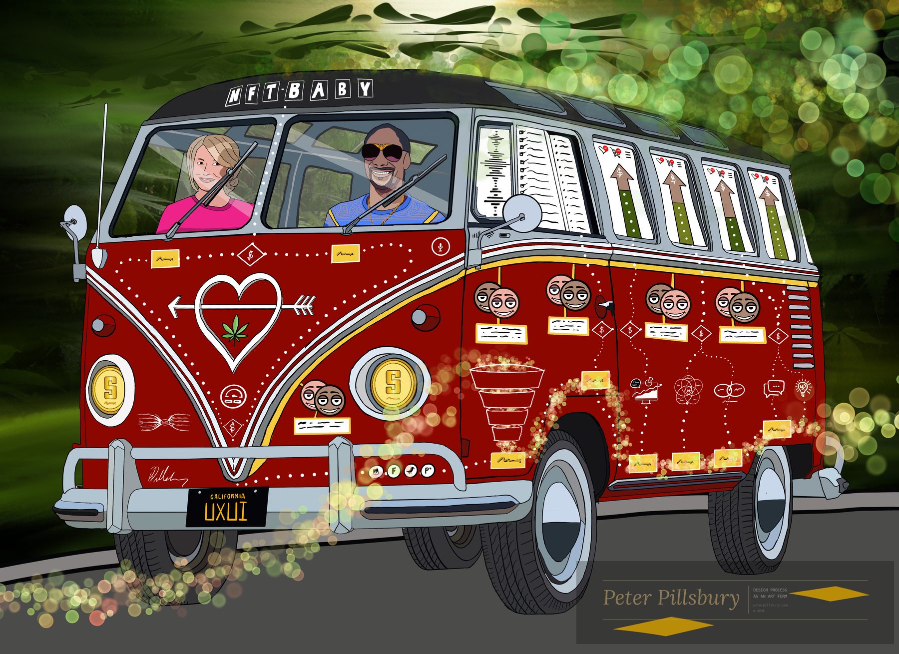 Happy Path Snoop — Peter Pillsbury Art