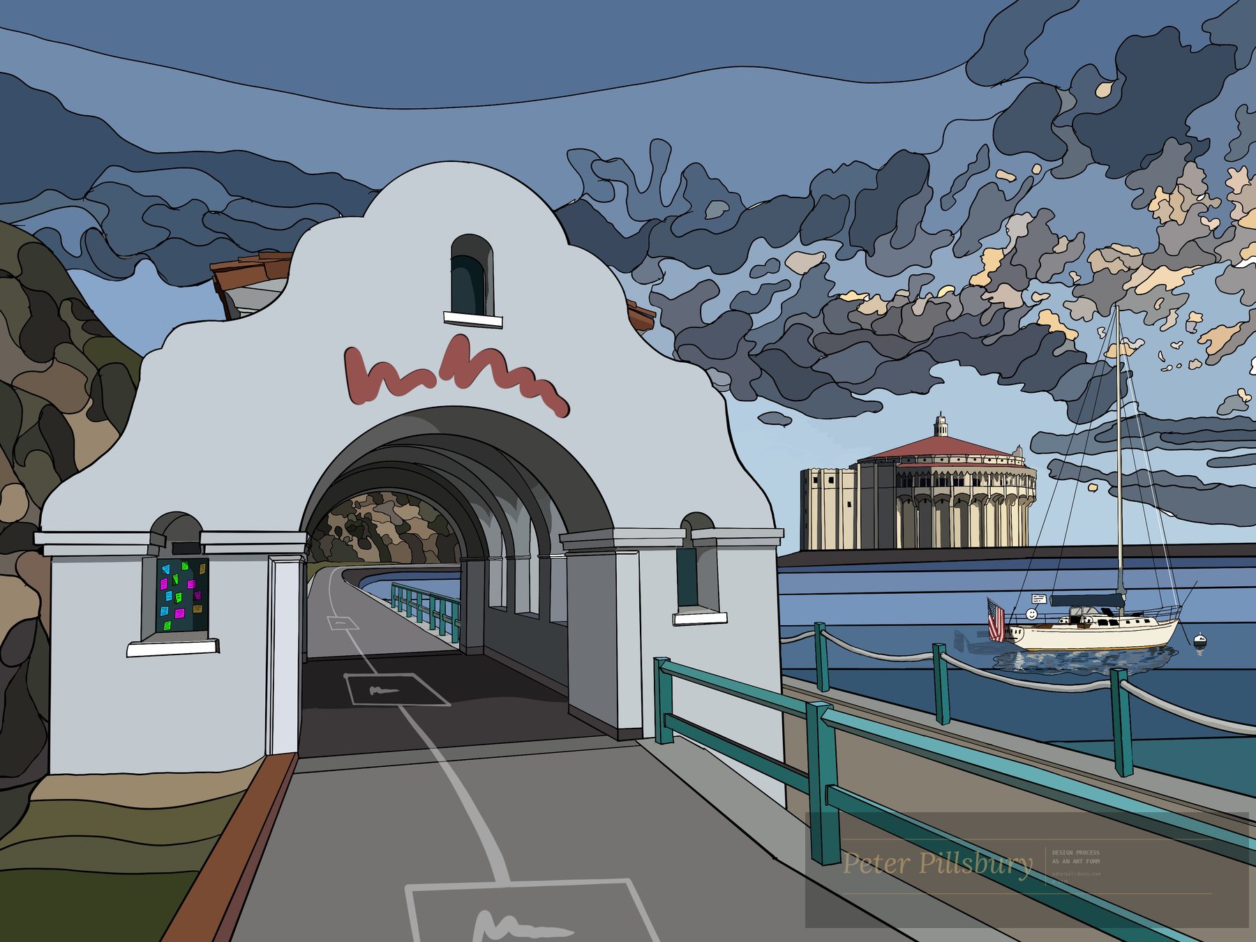 Via Casino — Peter Pillsbury Art