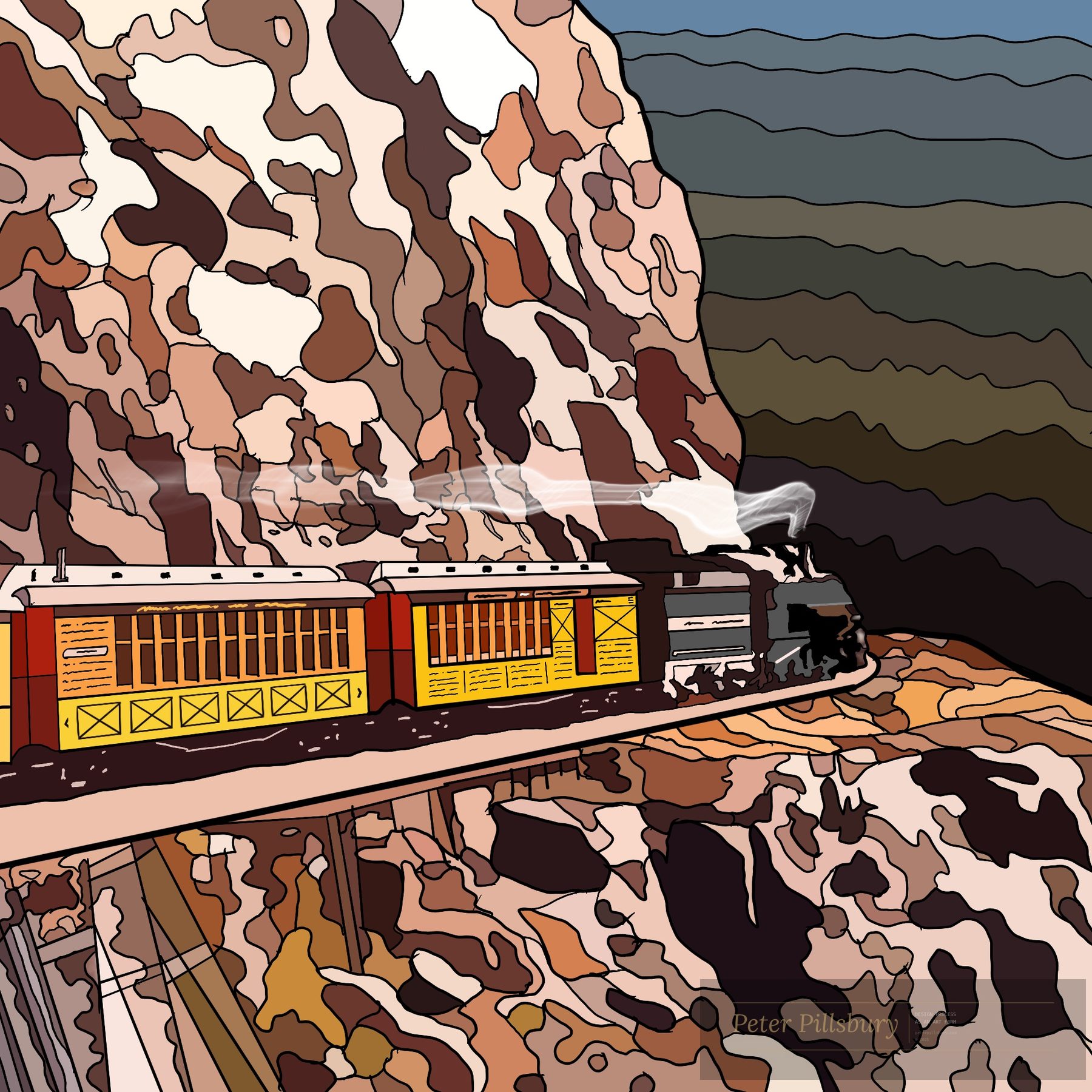Wireframes on Rails — Peter Pillsbury Art