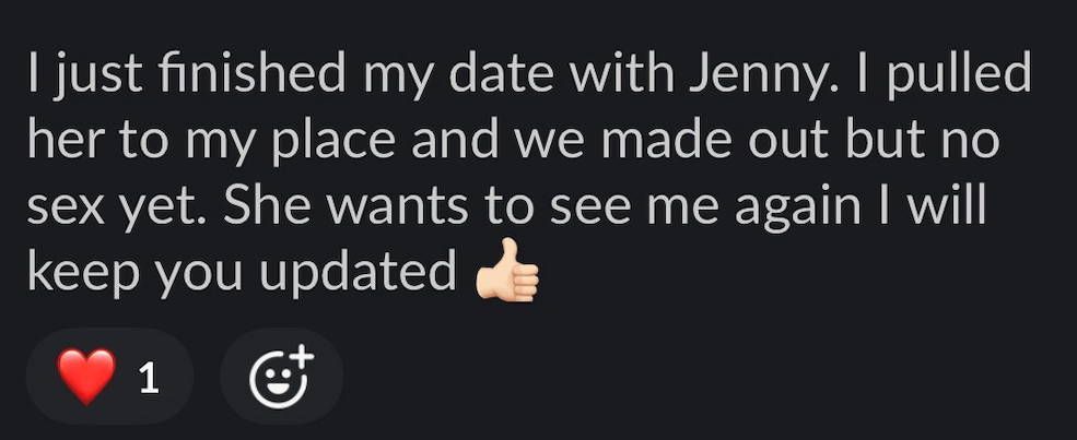 Client testimonial