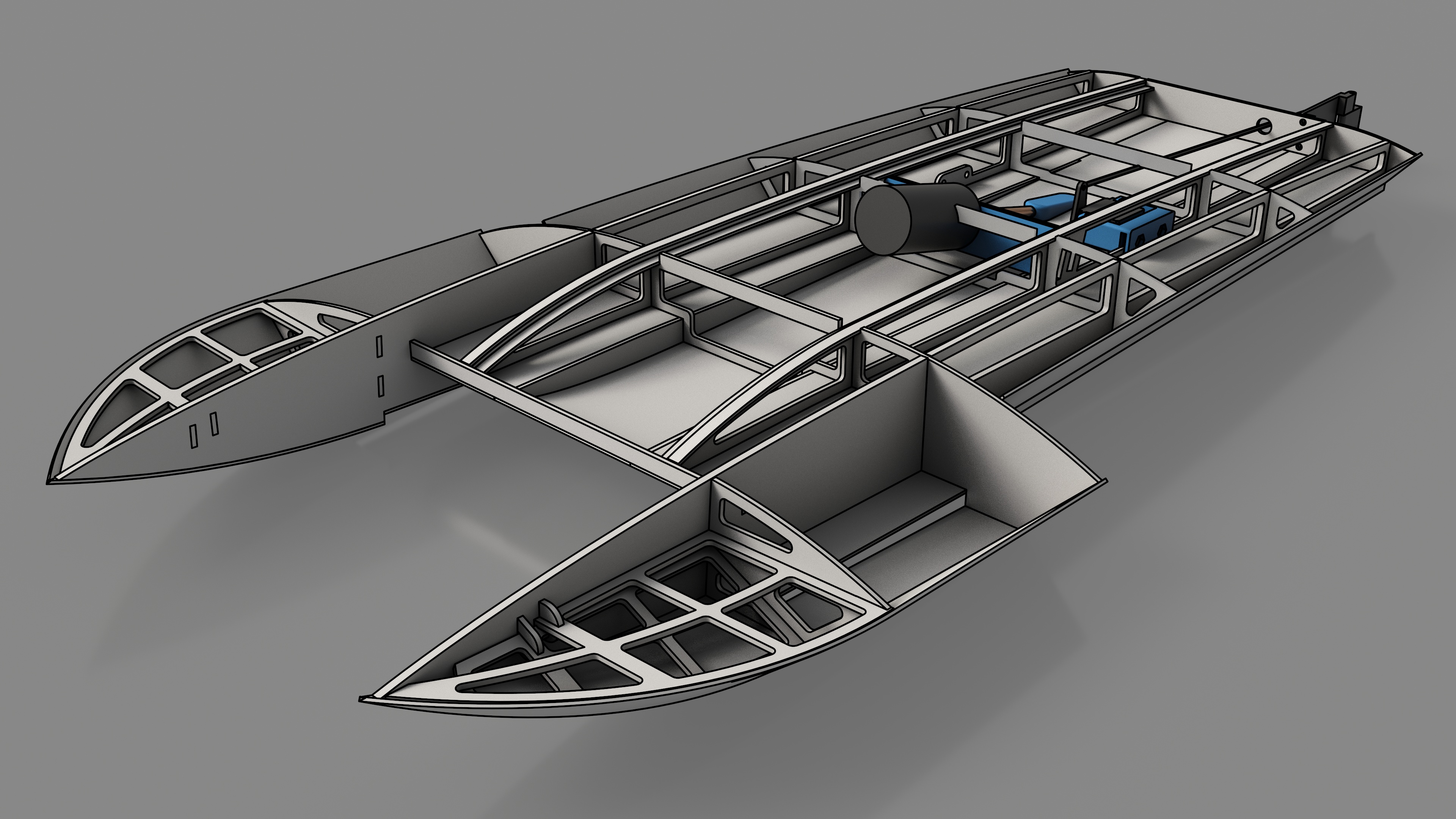 GitHub petiaccja rc hydroplane A customizable fully laser cut and 3D printed RC hydroplane plan in Autodesk Inventor native format