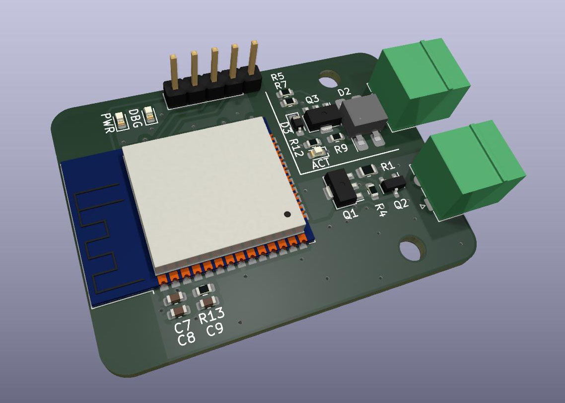 ESP32Dali front side