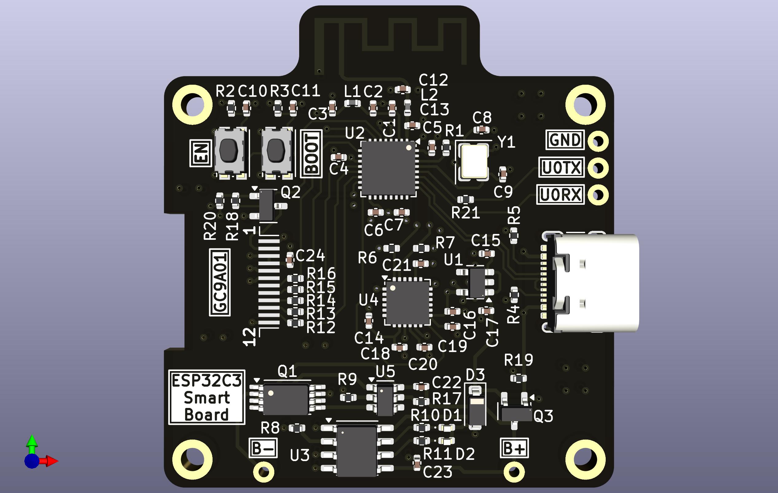 Esp32c3-smart board, from the project README
