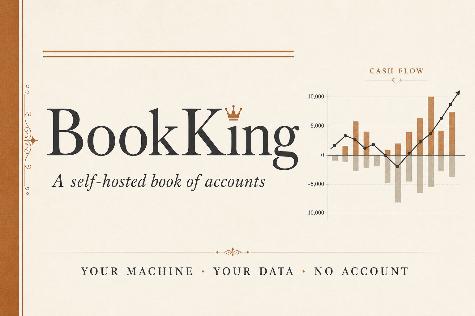 BookKing — a self-hosted book of accounts
