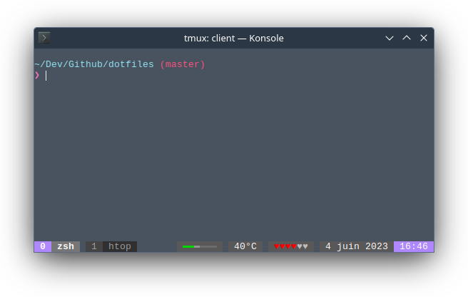 A swaggy tmux