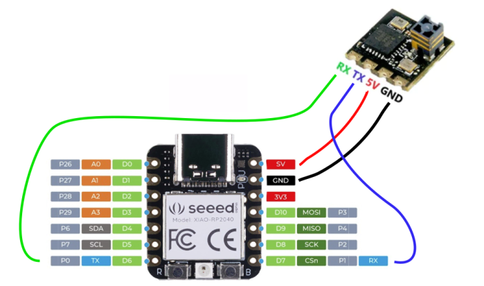 XIAO-RP2040 wiring