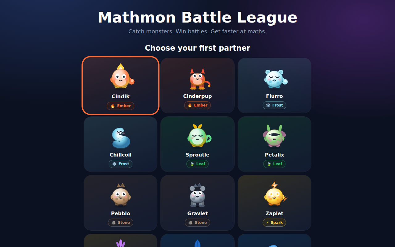 Choosing a starter