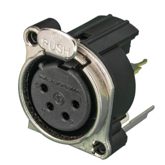 Neutrik NC4FBV XLR receptacle