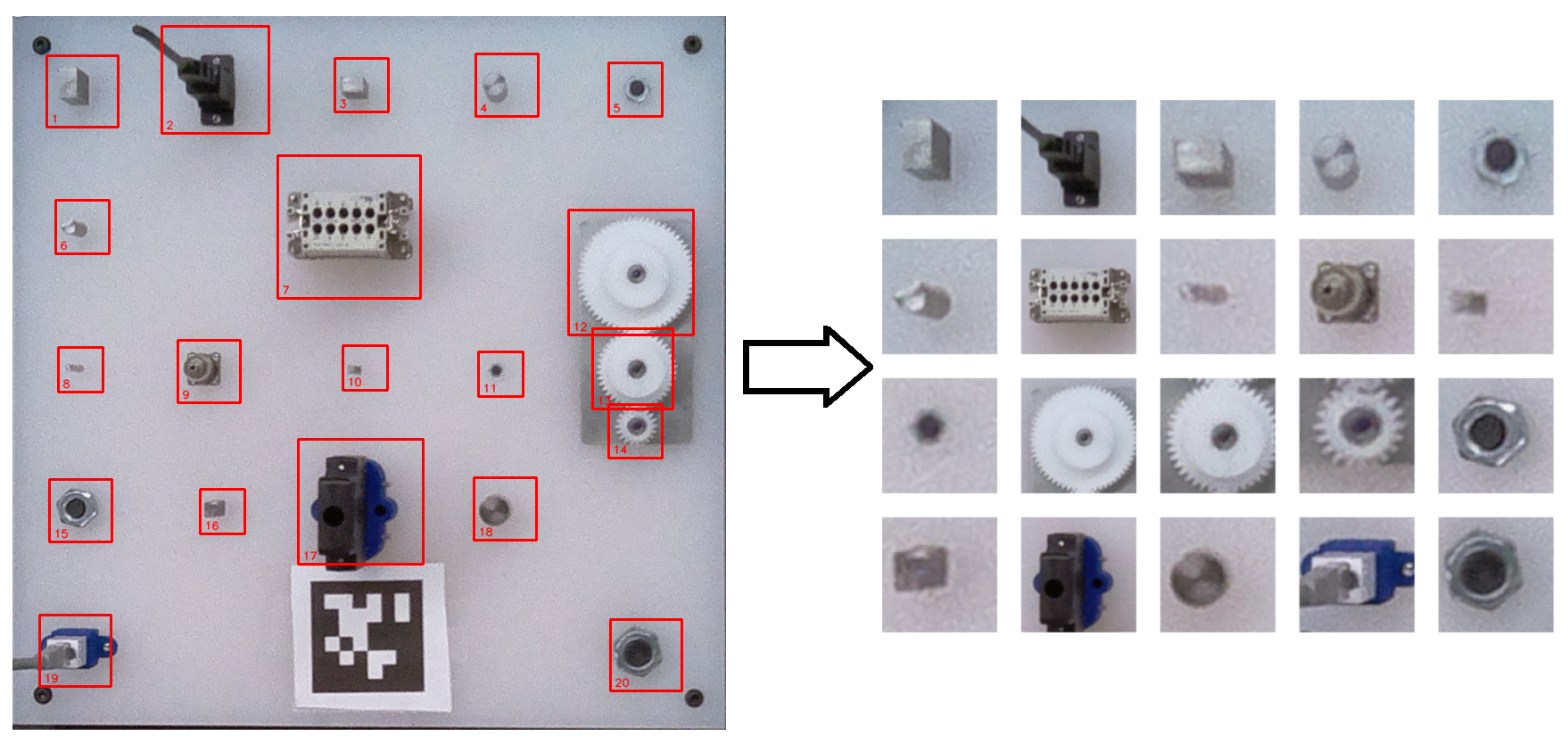 Taskboard ROI Image Splitting