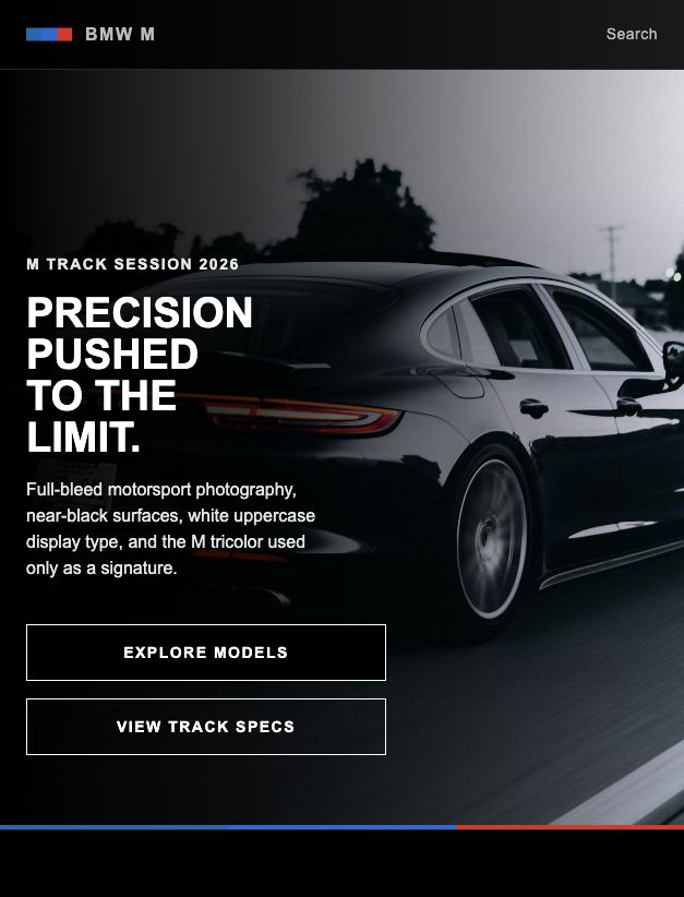 BMW M community Markdown sample