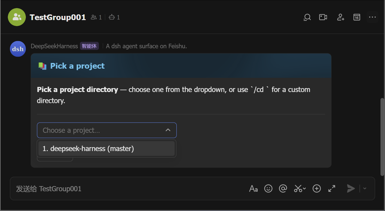 Project picker