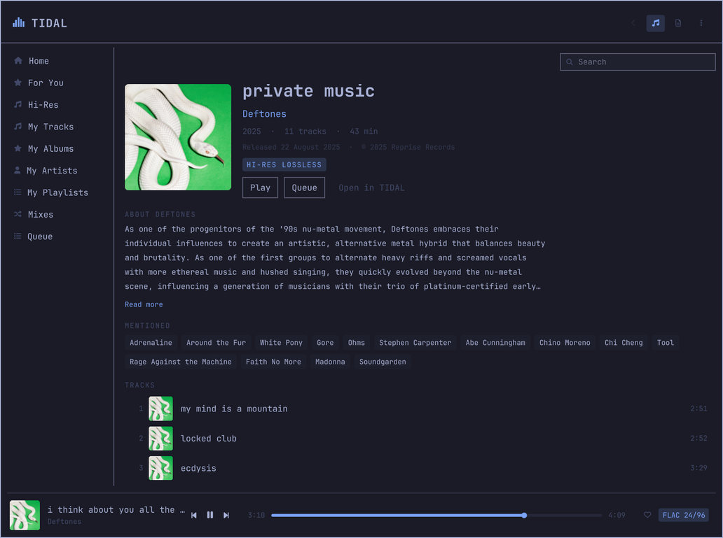 An album page