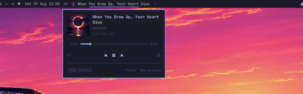The mini player