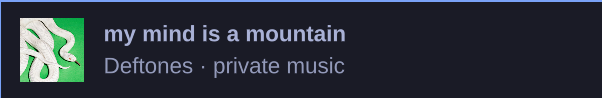 A track notification