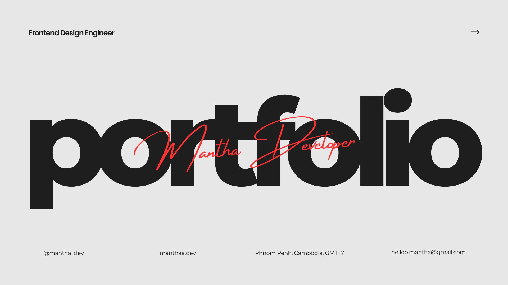 Mantha Portfolio Preview