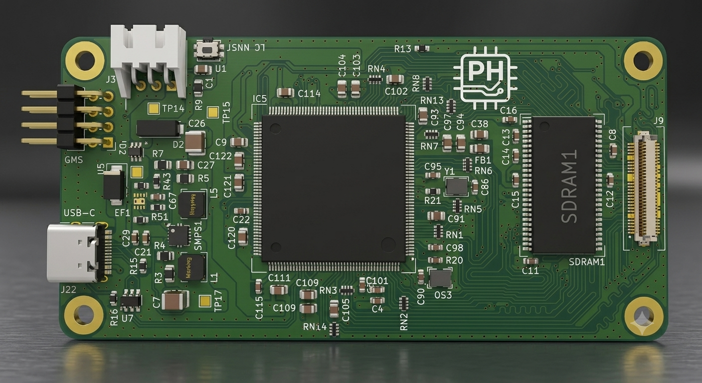 STM32H7 Board, from the project README