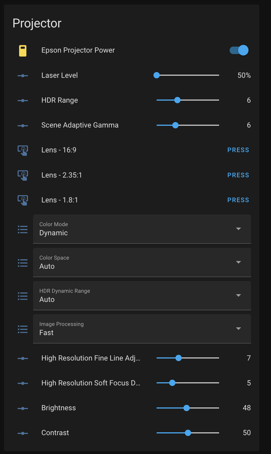 Screenshot of Home Assistant configuration 1