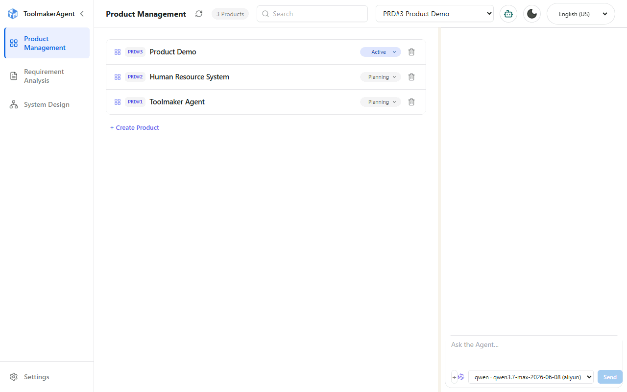 LLM chat CRUD demo